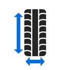 Tire Math Tire Size Comparison - Calculator and Visualizer